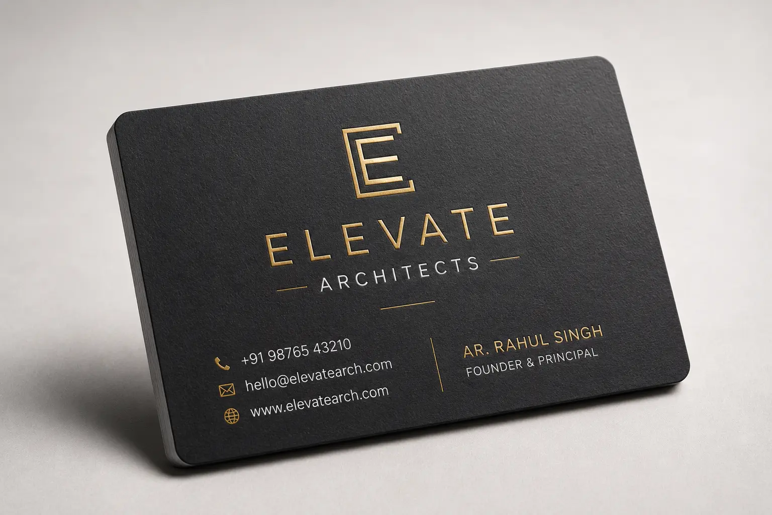 450 GSM Ultra Thick Visiting Card Sample
